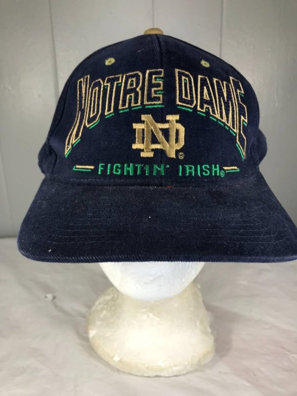 Vintage University Notre Dame College Fighting Irish snapback hat cap